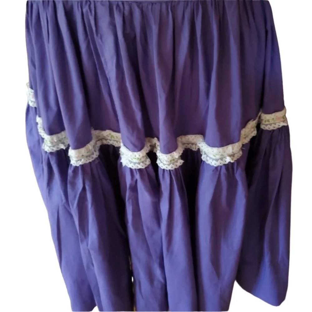 Vintage‎ Unlabeled Western Square Dance Skirt Set - Picture 4 of 6